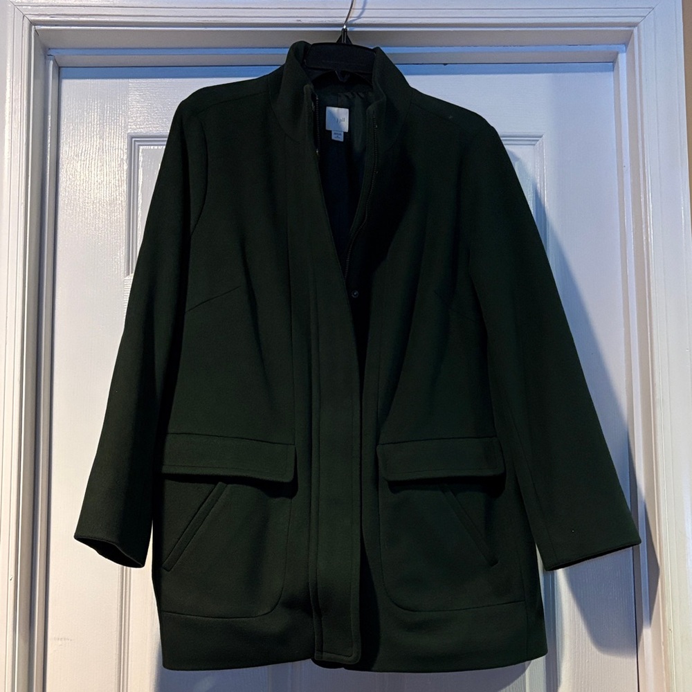 J. Jill Deep Green Utility Jacket